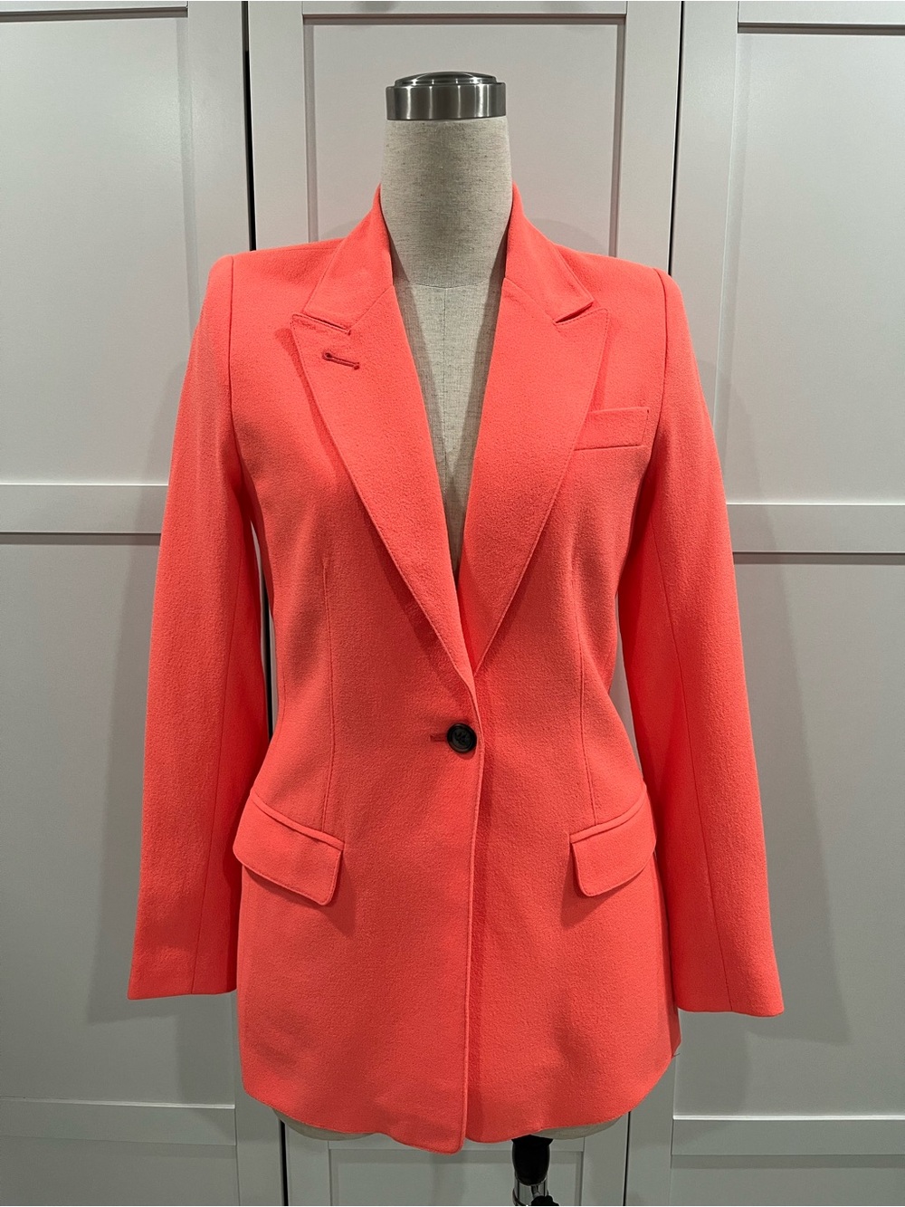 Smythe Coral Single-Button Tailored Blazer